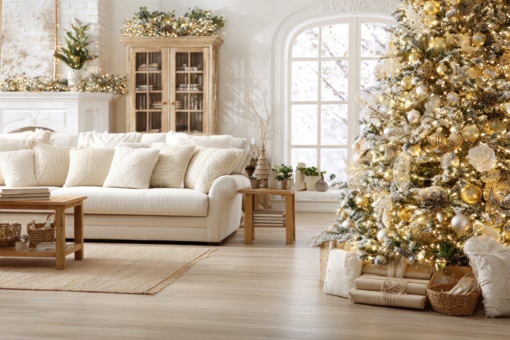 La elegancia y la calma llega con la decoración navideña a Zaragoza